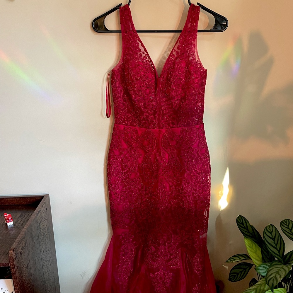 Red/Burgundy Prom dress